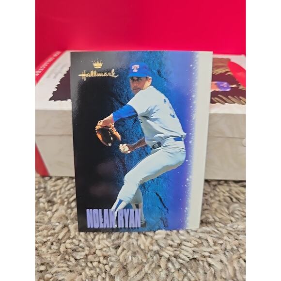 Christmas Tree Decoration Keepsake Ornament Nolan Ryan Hallmark 1996 new - Picture 8 of 9